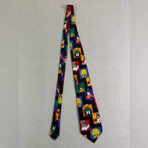 Warner Bros. Multicolor Cartoon Character Tie